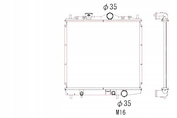 CHLODNICA WODY 506557/NRF NRF Producent części NRF