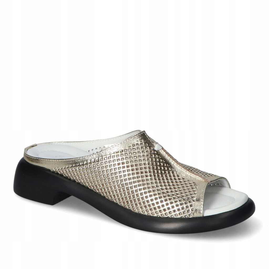 Nazouváky Emi Romani Zlaté Lico kožené 39