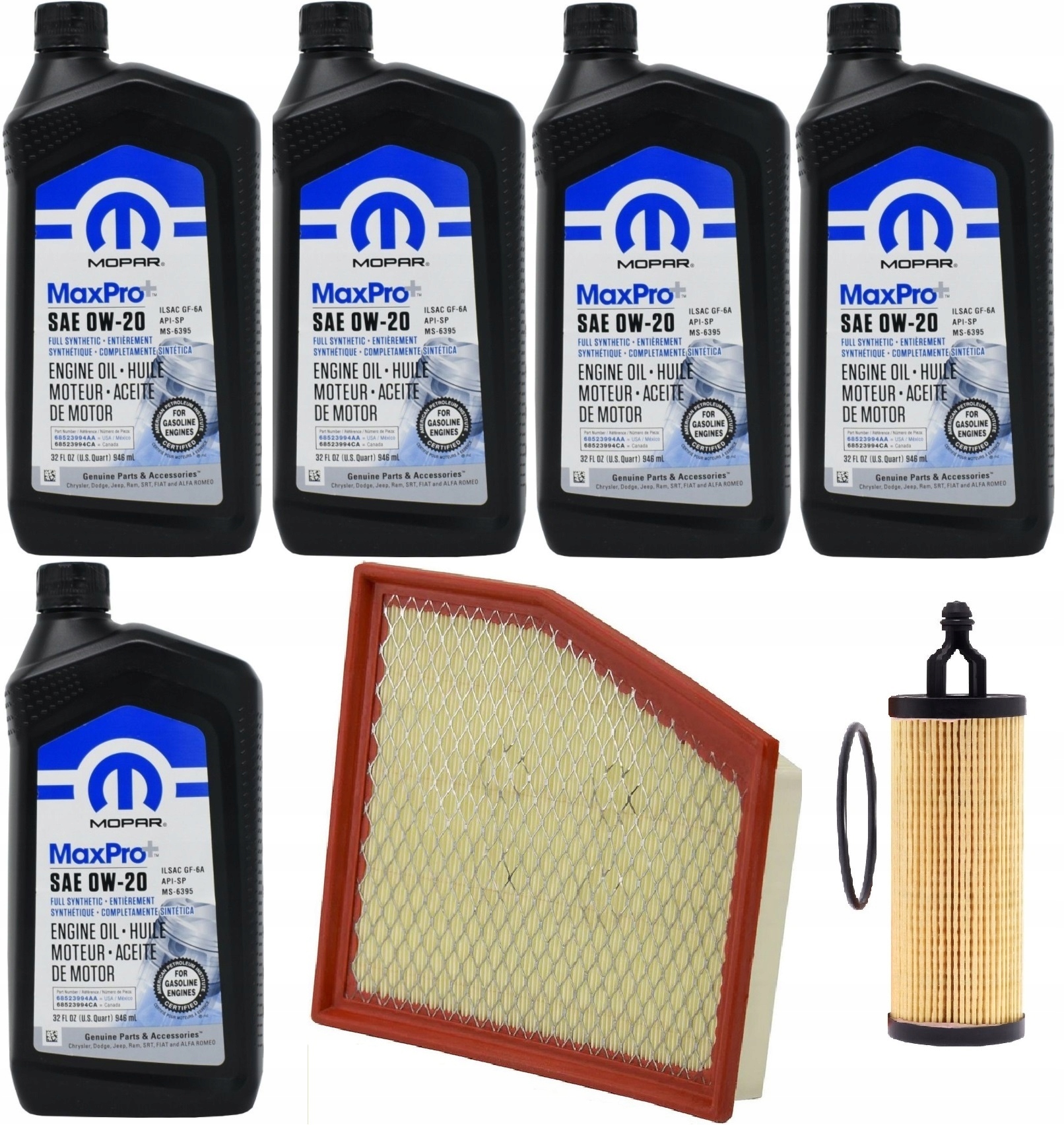 Mopar 0W20 5L Filtry Chrysler Voyager 3,6 20-22
