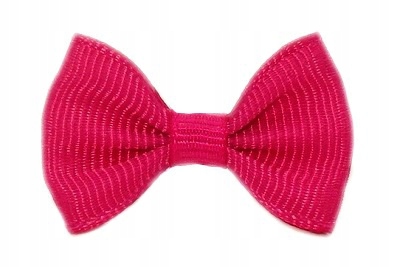 

Małe Kokardki Na Spince Krokodylek * Fuksja