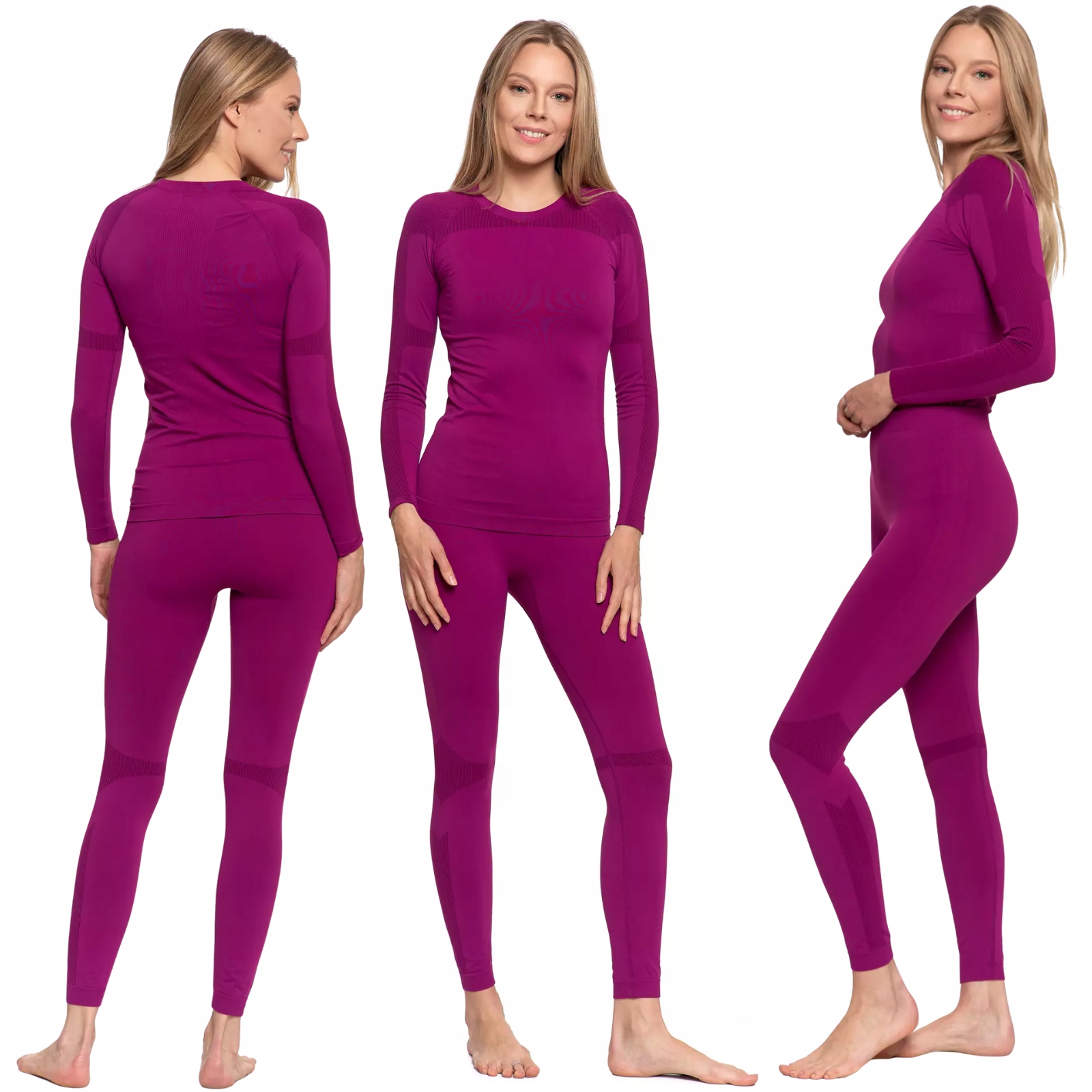 Komplet dámského termoaktivního spodního prádla na zimu bezešvý Thermo Moraj L