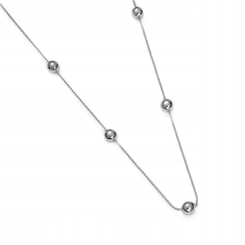 Stříbrný náhrdelník s kuličkami Choker Colibra Řetízek pro dámy Dárek