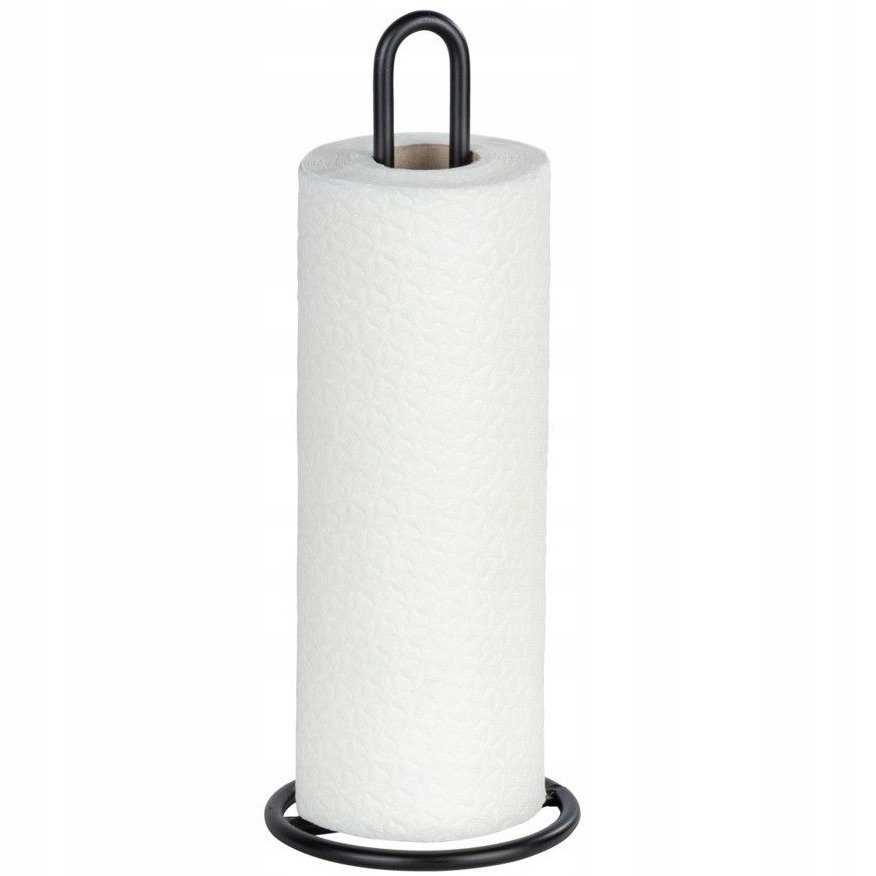 STOJAK NA RĘCZNIK KUCHENNY CZARNY MAT METAL WENKO