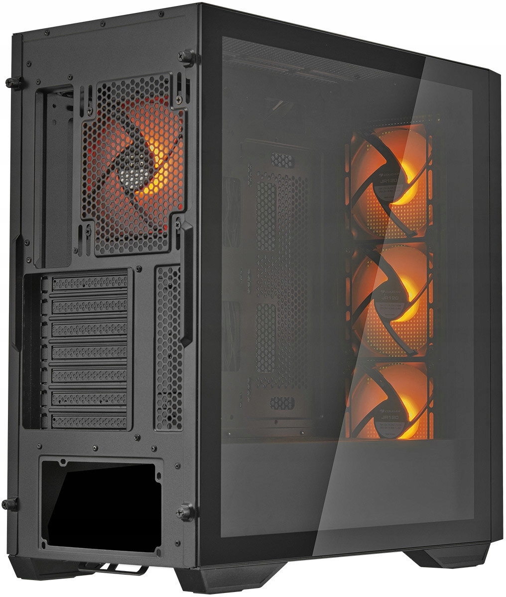 COUGAR Obudowa Uniface RGB, Midi Tower, Czarna — 15