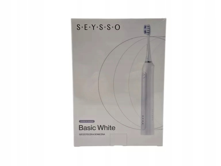 Szczoteczka Soniczna Seysso Carbon Basic Biała 82000 Drgań/min
