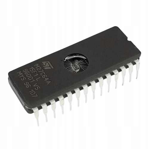 M27C64A-15F1 - pamięć EPROM, 64kb, 5V, 150ns, FDIP28W, STM