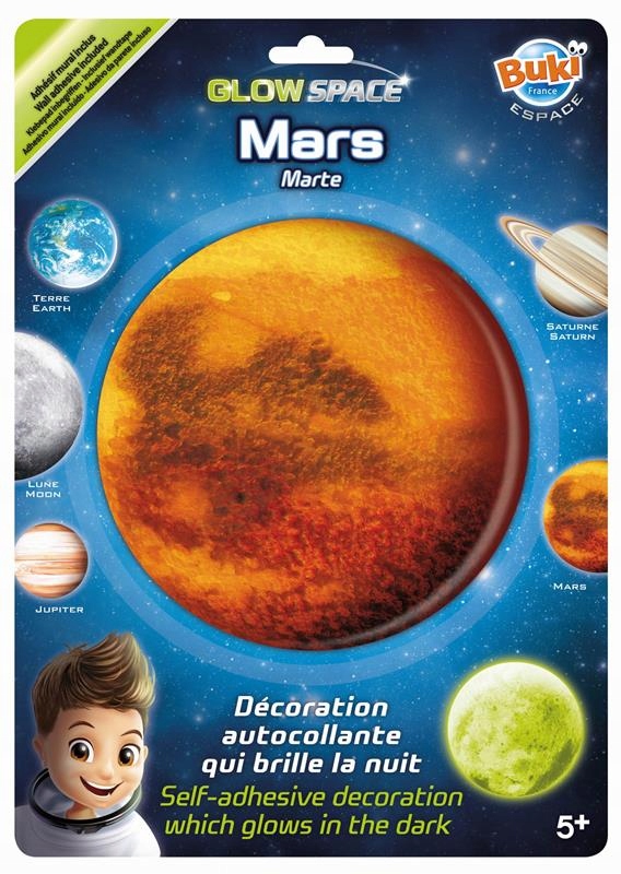 

Mars dekoracja ścienna świecąca w ciemności Buki
