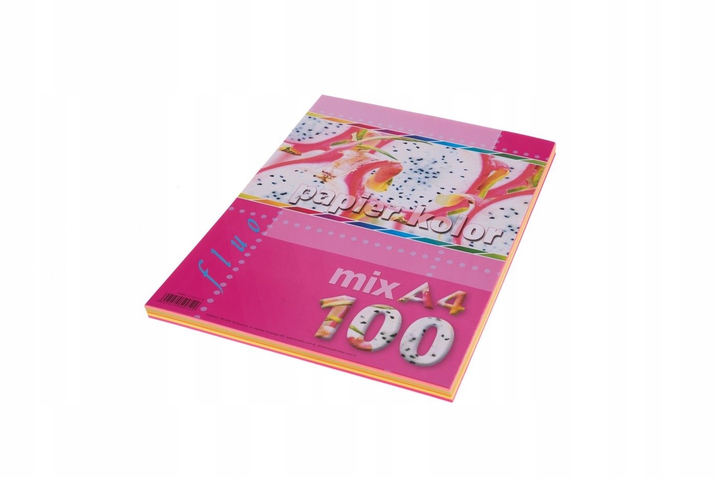 

Papier ksero A4 80g 100ark. mix fluoresc