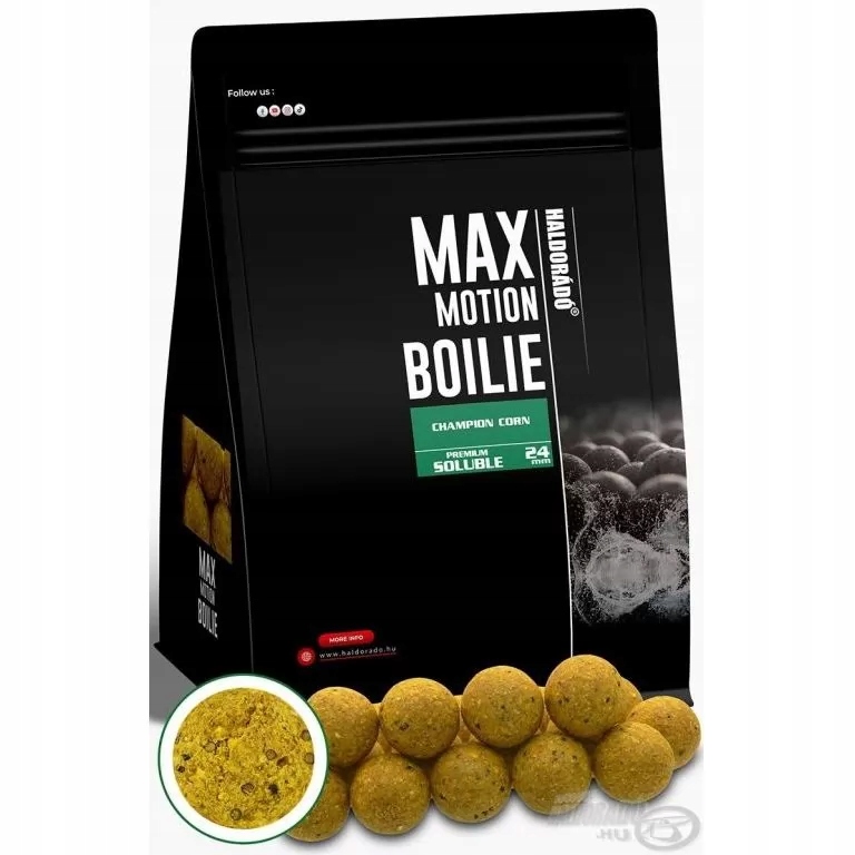 Kulki Zanętowe Haldorado Max Motion Boilie 24 mm Champion Corn