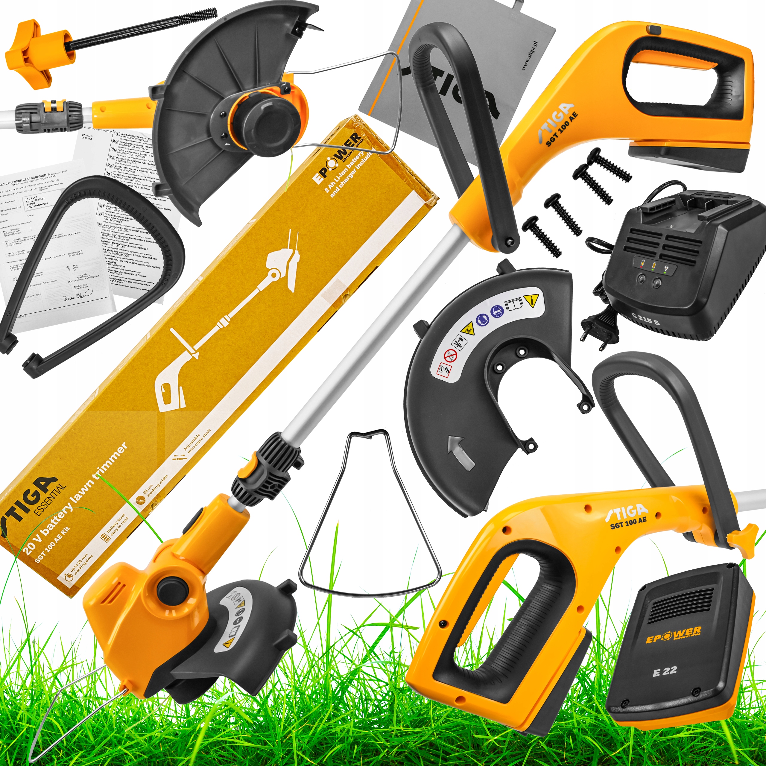 

Kosa Akulatorowa Mocna Podkaszarka Stiga Sgt 100AE