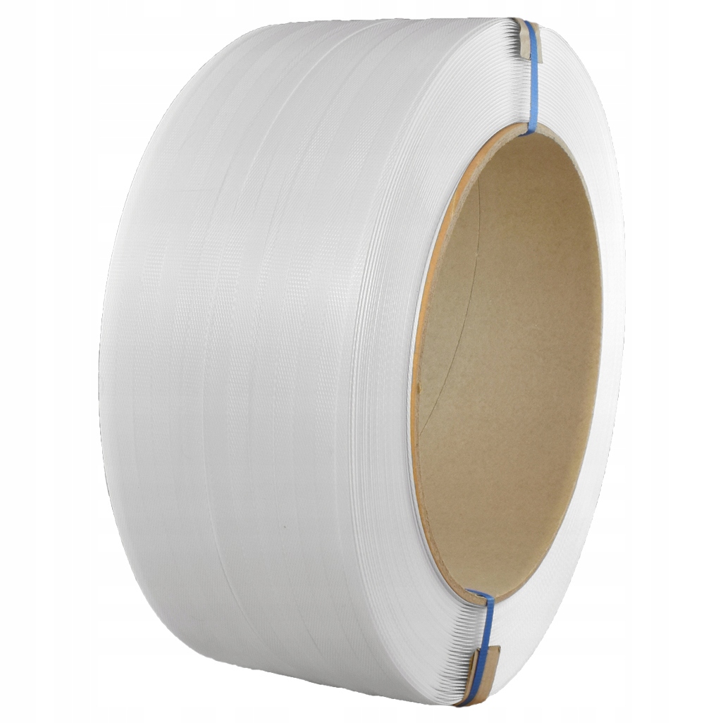 Taśma Pp 12mm Biała do spinania Tuleja 280mm