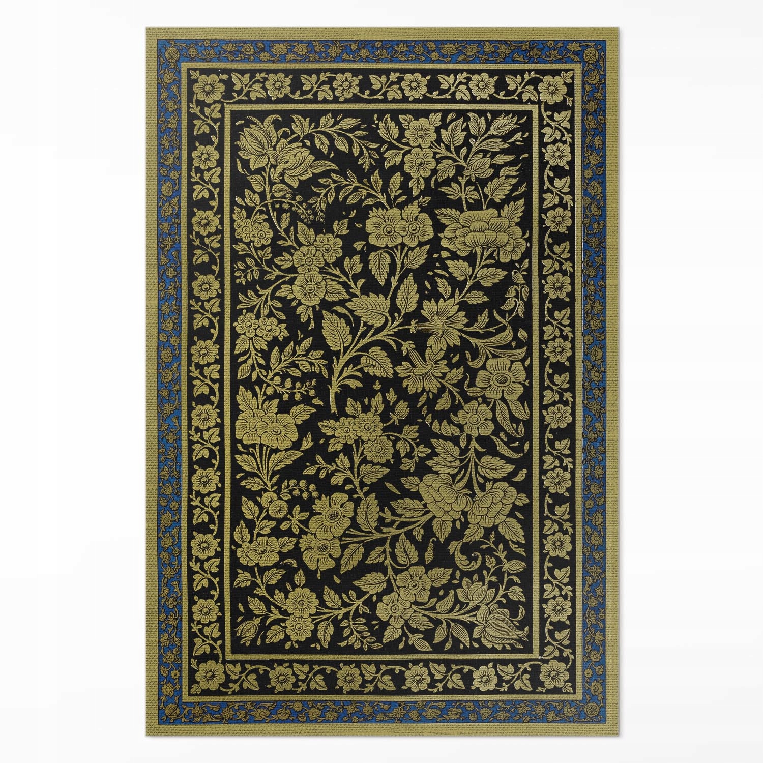 Vinylový koberec do kancelárie Sir Matthew Digby Wyatt botanický vzor 120 x 180 cm