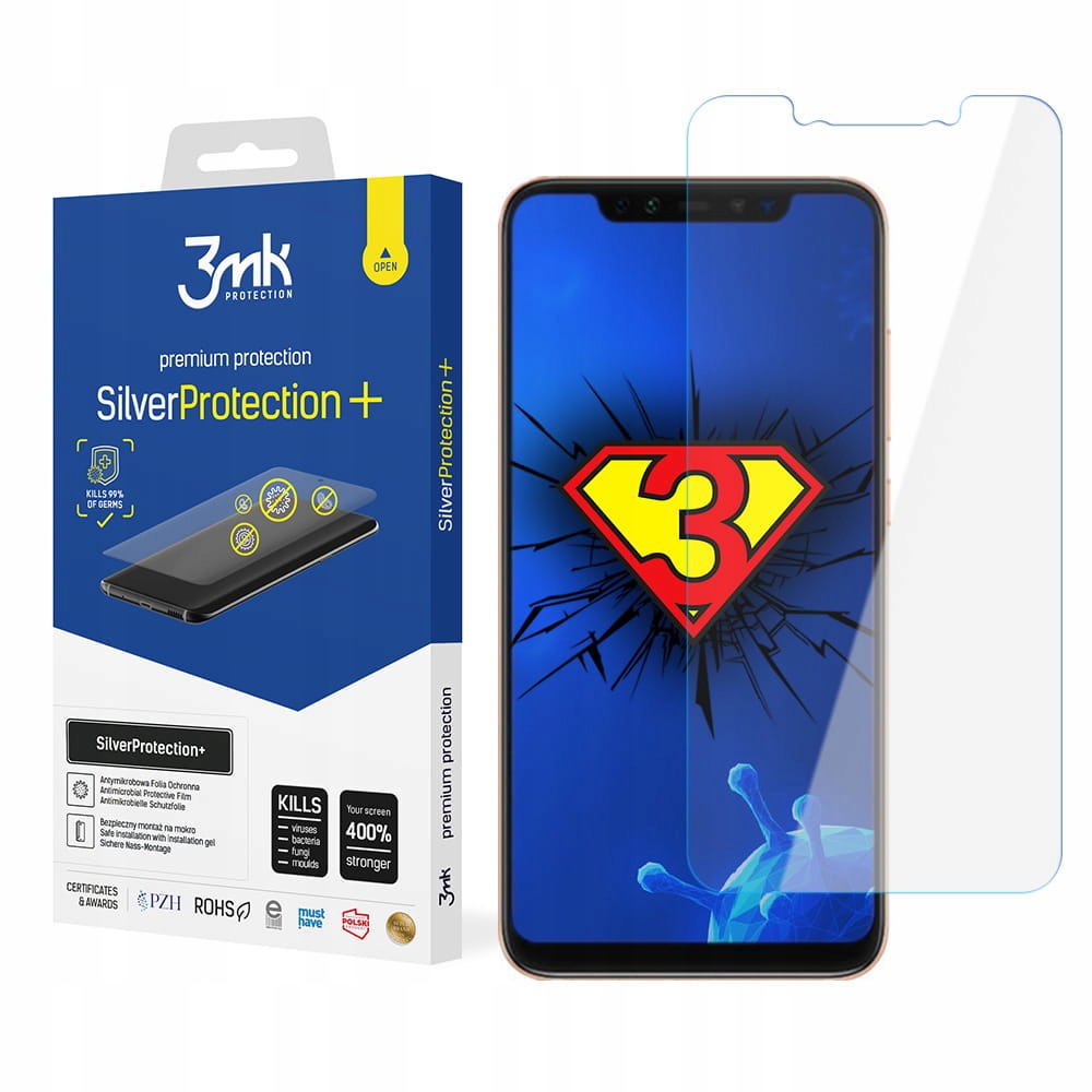 

Folia antybakteryjna do Xiaomi Mi 8 Pro 3mk Silver