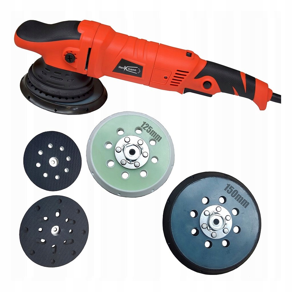 Heckmann S21 Leštička Da 150 mm zdvih 21 mm 900 W Sada 2x Bp: 125 mm 150 mm