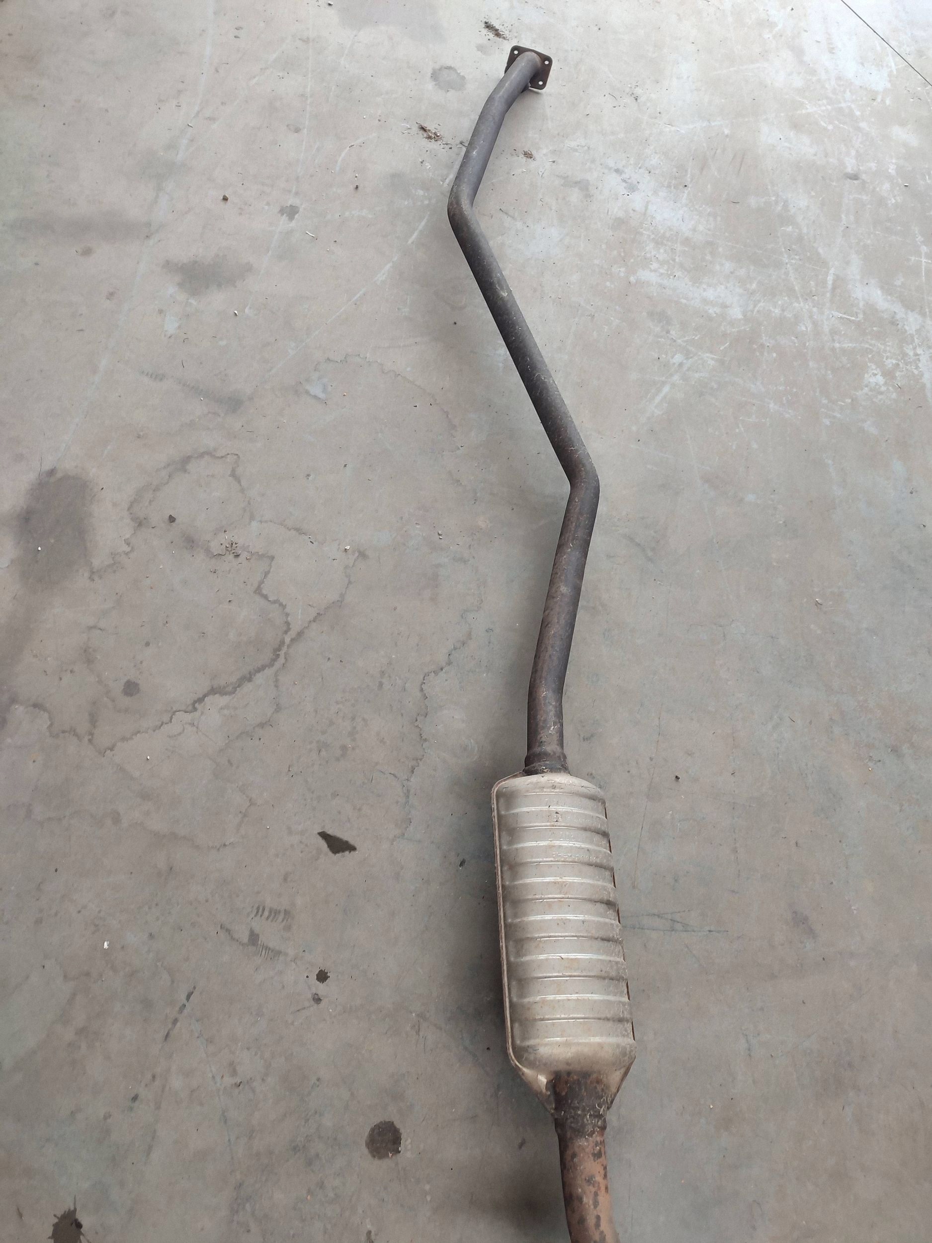muffler, exhaust pipe exhaust BMW 3 E90 E91 N46B20B 7539583