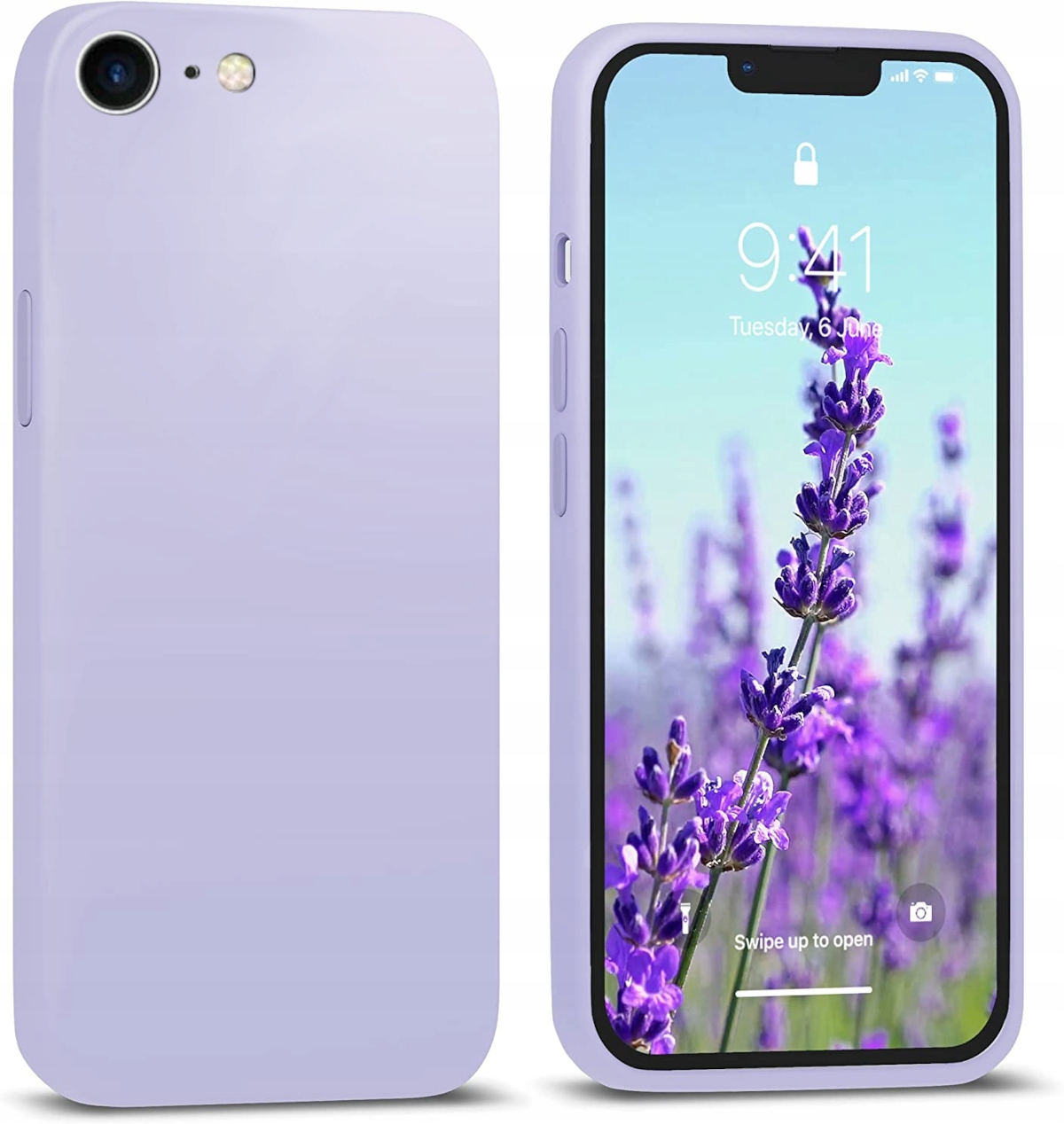 ETUI DO IPHONE 7/8/SE 2020 SILIKON KOLOR + SZKŁO