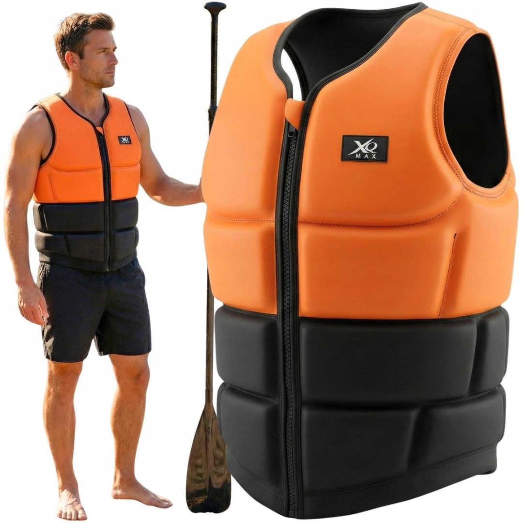 Neoprenová Zajišťovací Vesta Sup Xqmax vel. L Orange/ Black Xqmax