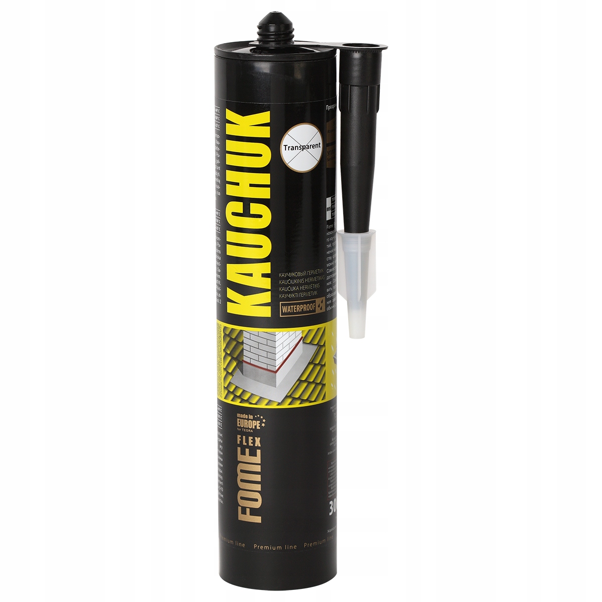 

Uszczelniacz dekarski kauczukowy bezbarwny 300ml