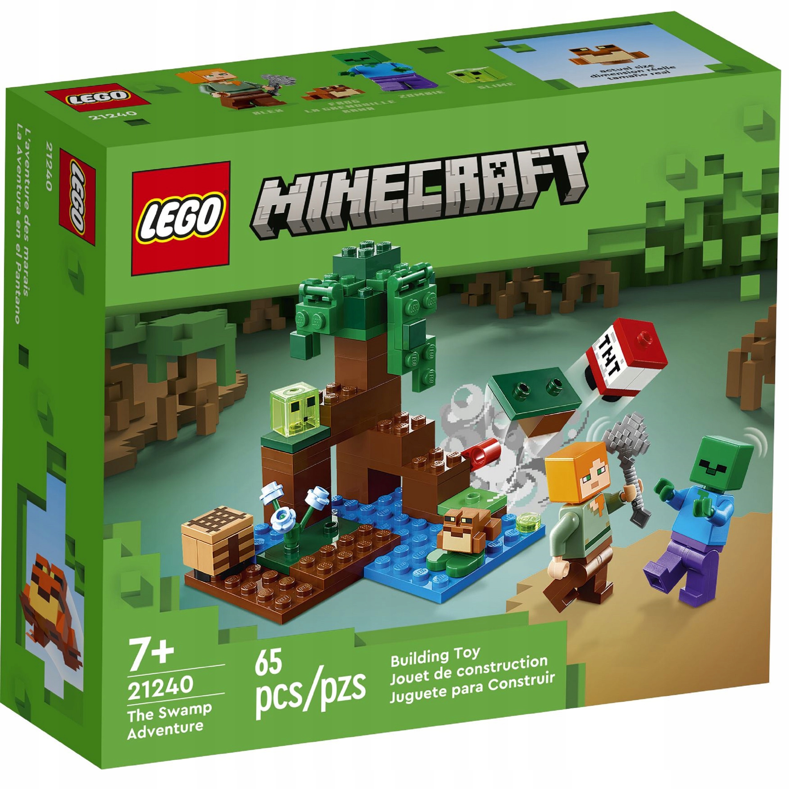 

Lego Minecraft Zombie Przygoda Na Mokradłach 21240