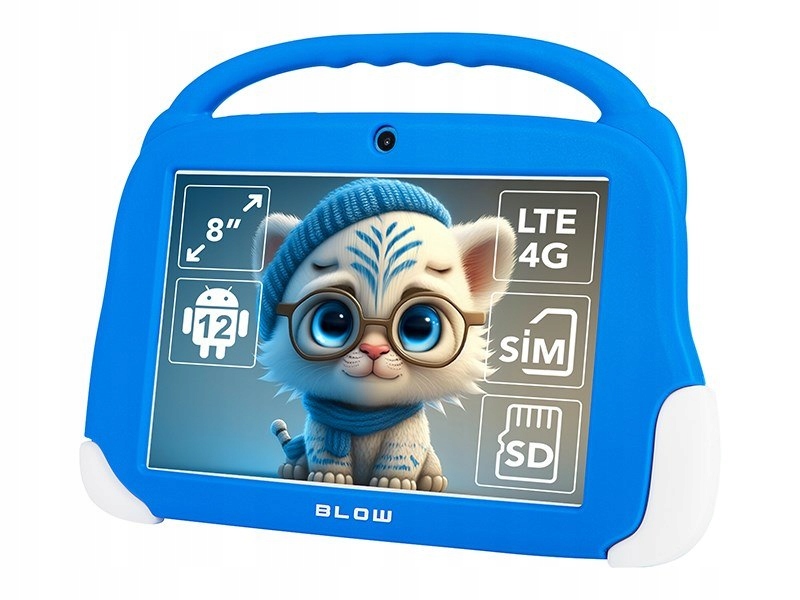 Blow Tablet KIDSTAB8 4G 4/64GB Niebieskie Etui