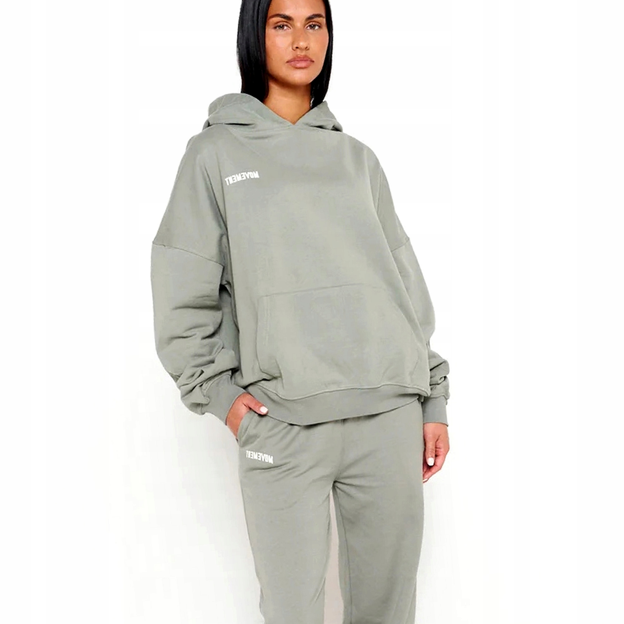 Mikina Volná Luxe S Kapucí Khaki Klokanka To Kill Z Bavlny S 36
