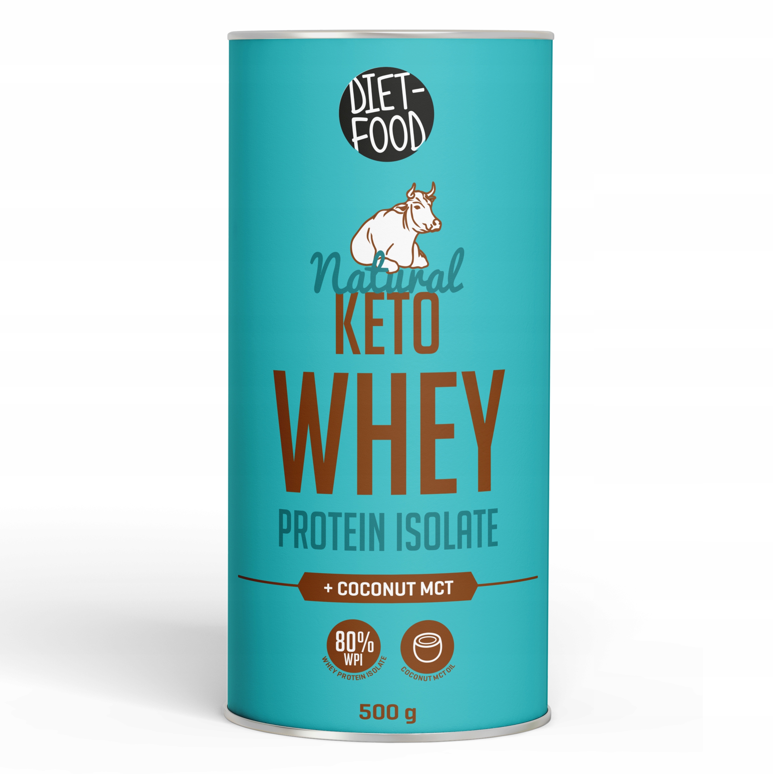 Keto Proteinový Izolát Wpi s olejem Mct 500 g Diet-food