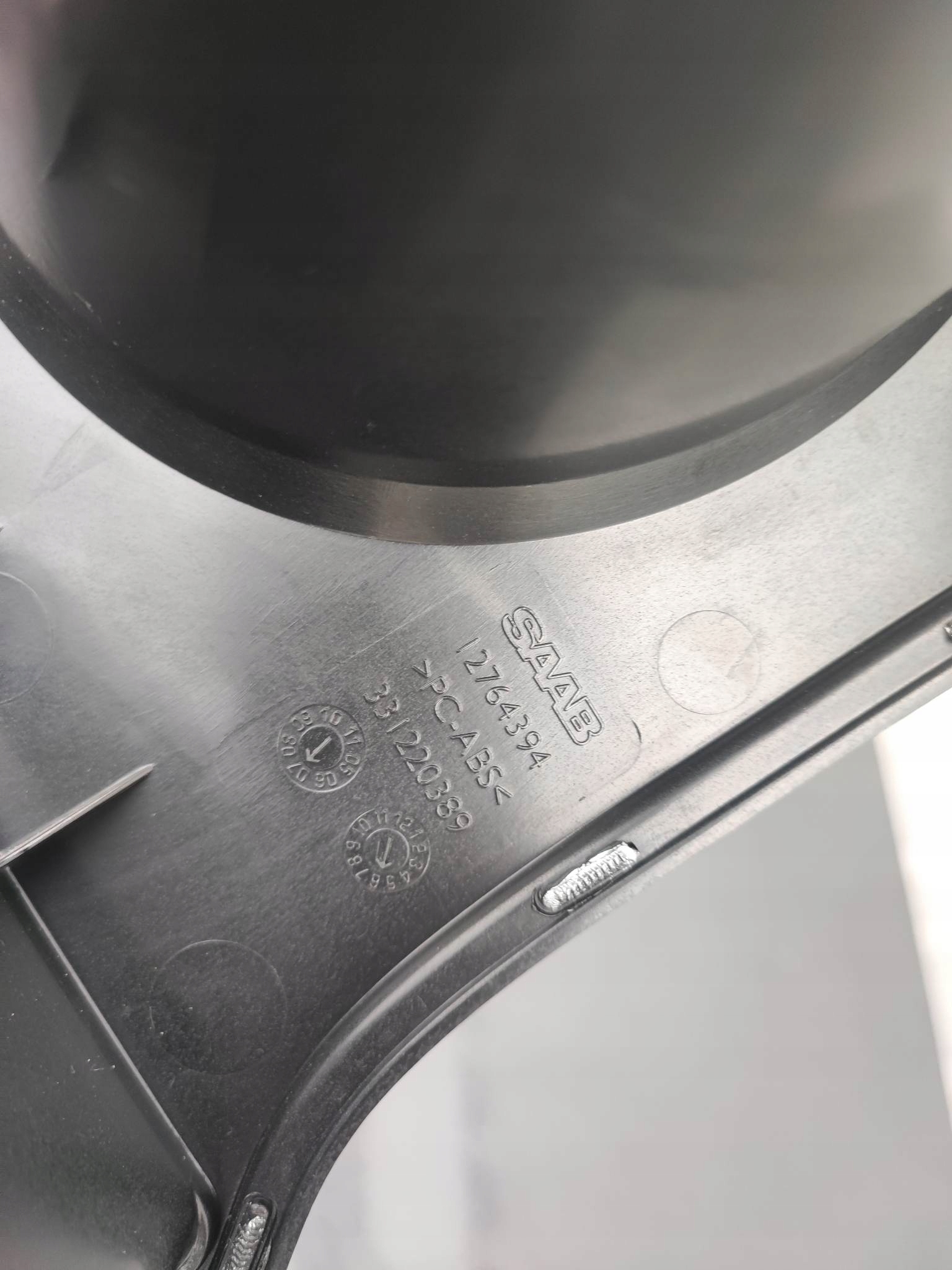 cap of dials SAAB 9-3 II 12764394 lift 07-11r.