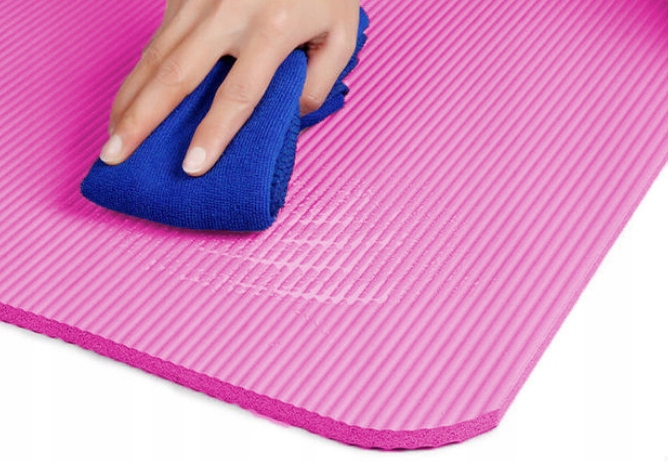 MATA DO ĆWICZEŃ JOGA FITNESS - STAR GRUBA RÓŻOWA GIMNASTYCZNA 183x61x1,0 Rodzaj do ćwiczeń