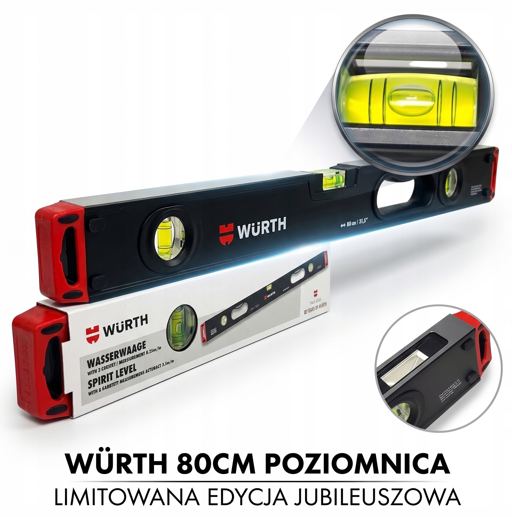 Vodováha Wurth Limitovaná Edice se dvěma úchyty 0714644925