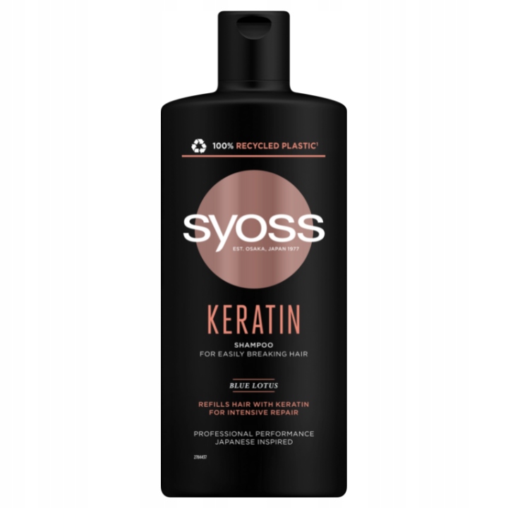 

Syoss Keratin Szampon do włosów Łamliwych 440ml