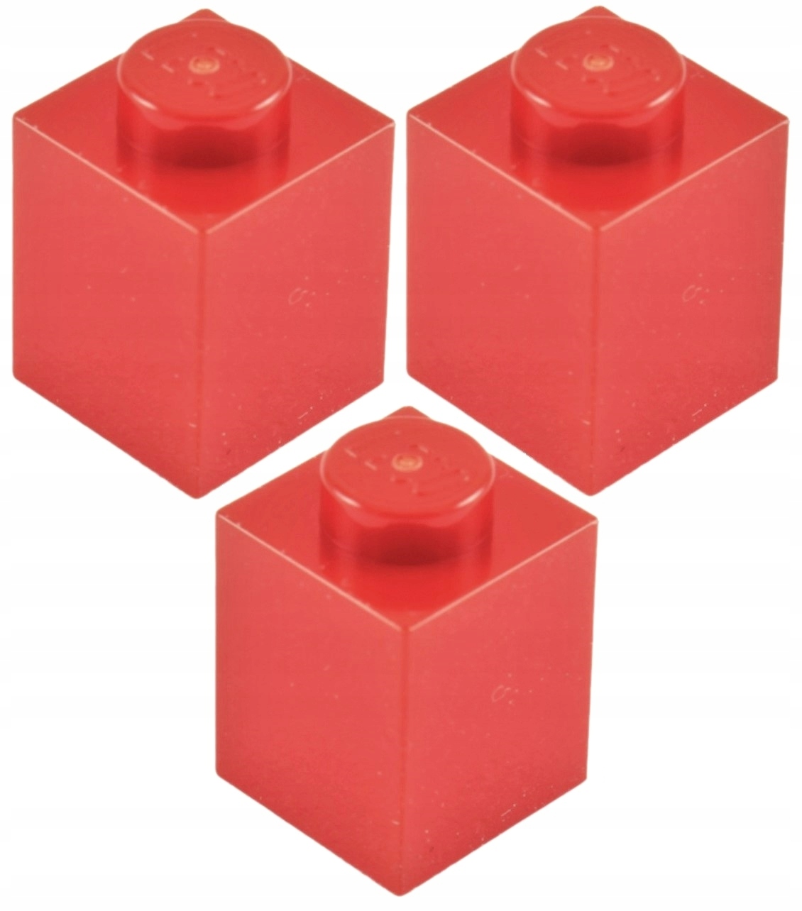

03525a Lego 3005 300521 brick 1x1 czerwony 3szt
