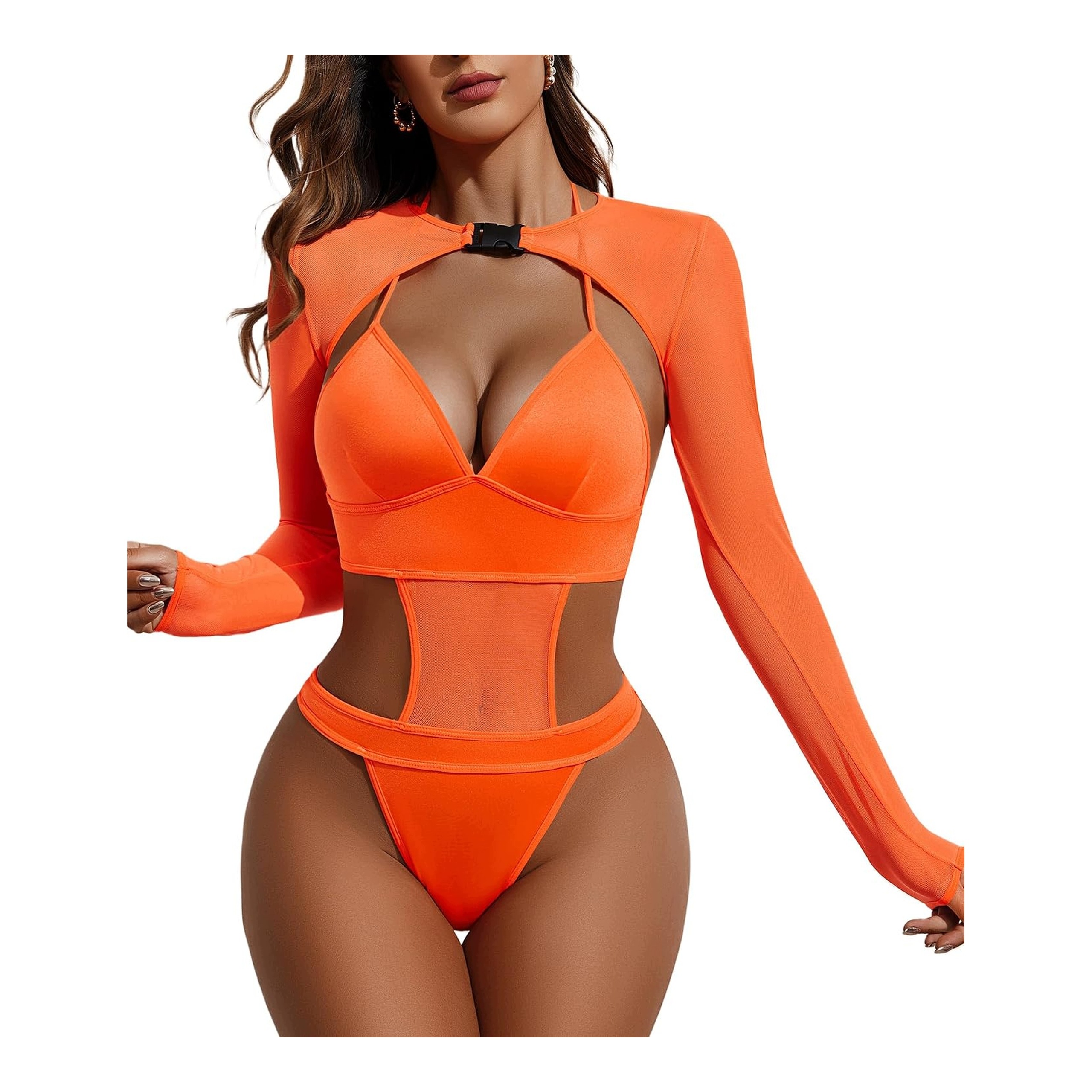 Sexy body dámské spodní prádlo komplet spodního prádla body ze síťoviny krátký top
