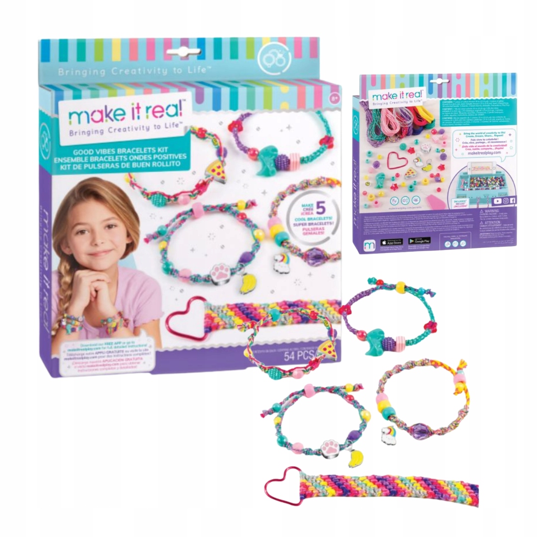 

Make it Real Zestaw do Tworzenia Bransoletek Vibes