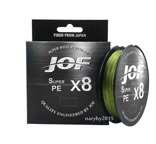 plecionka Jof X8 500 m 0,14 mm army green 8 splotów feeder spining