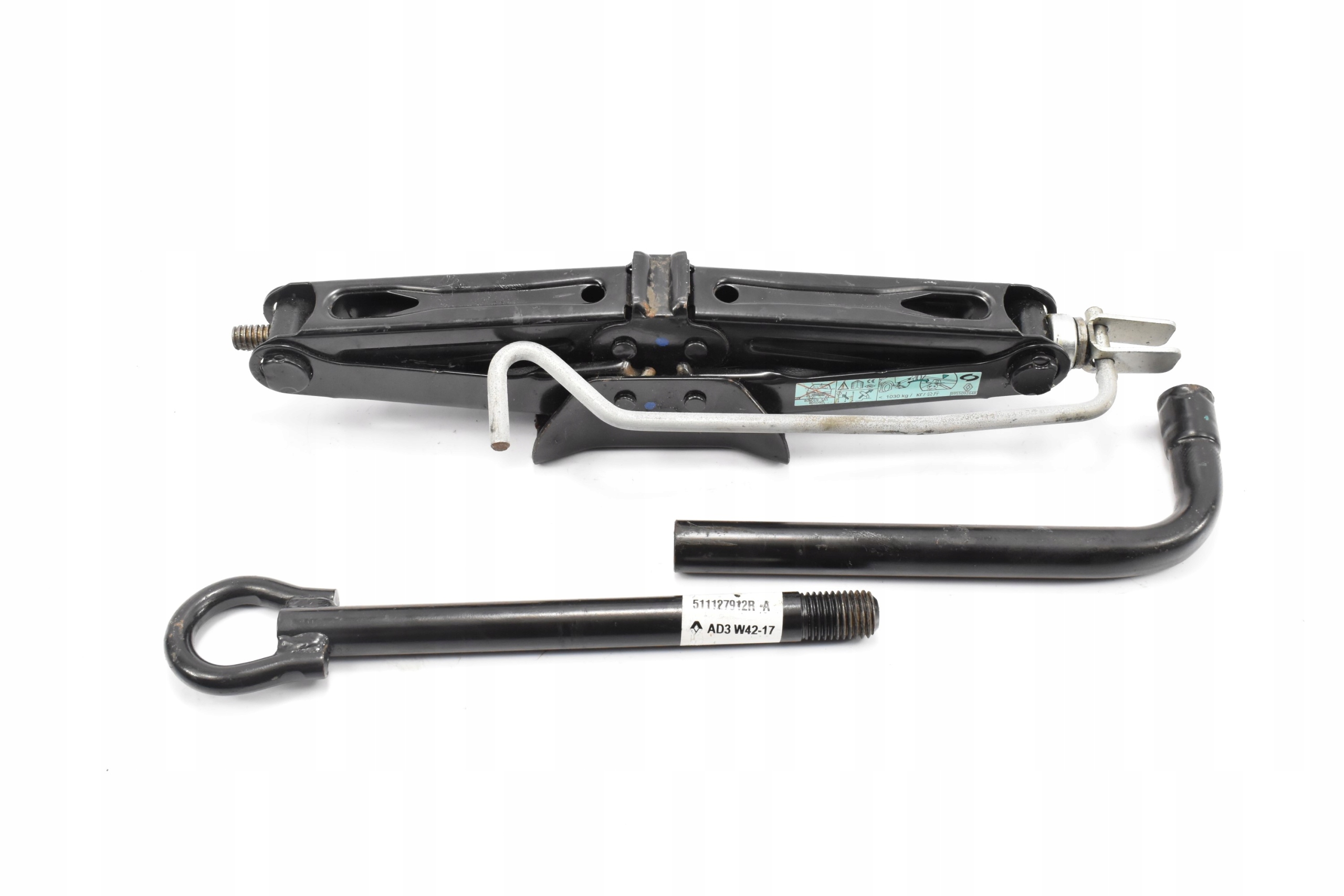 LEWAREK UCHO KLUCZ KOMPLET 995509264R 995454816R DACIA LOGAN II SANDERO II