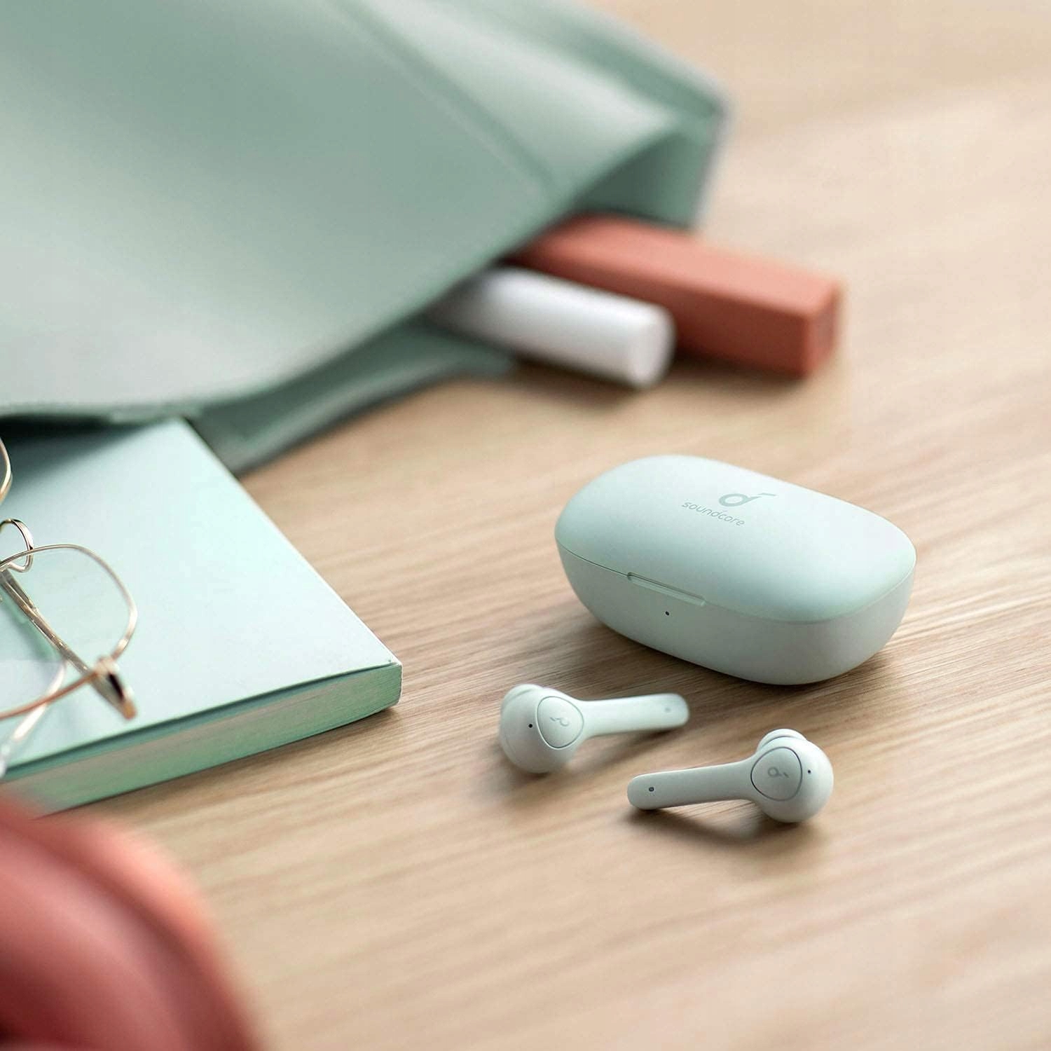 SŁUCHAWKI BEZPRZEWODOWE ANKER SOUNDCORE LIFE P2 ZIELONE Kolor dominujący zielony