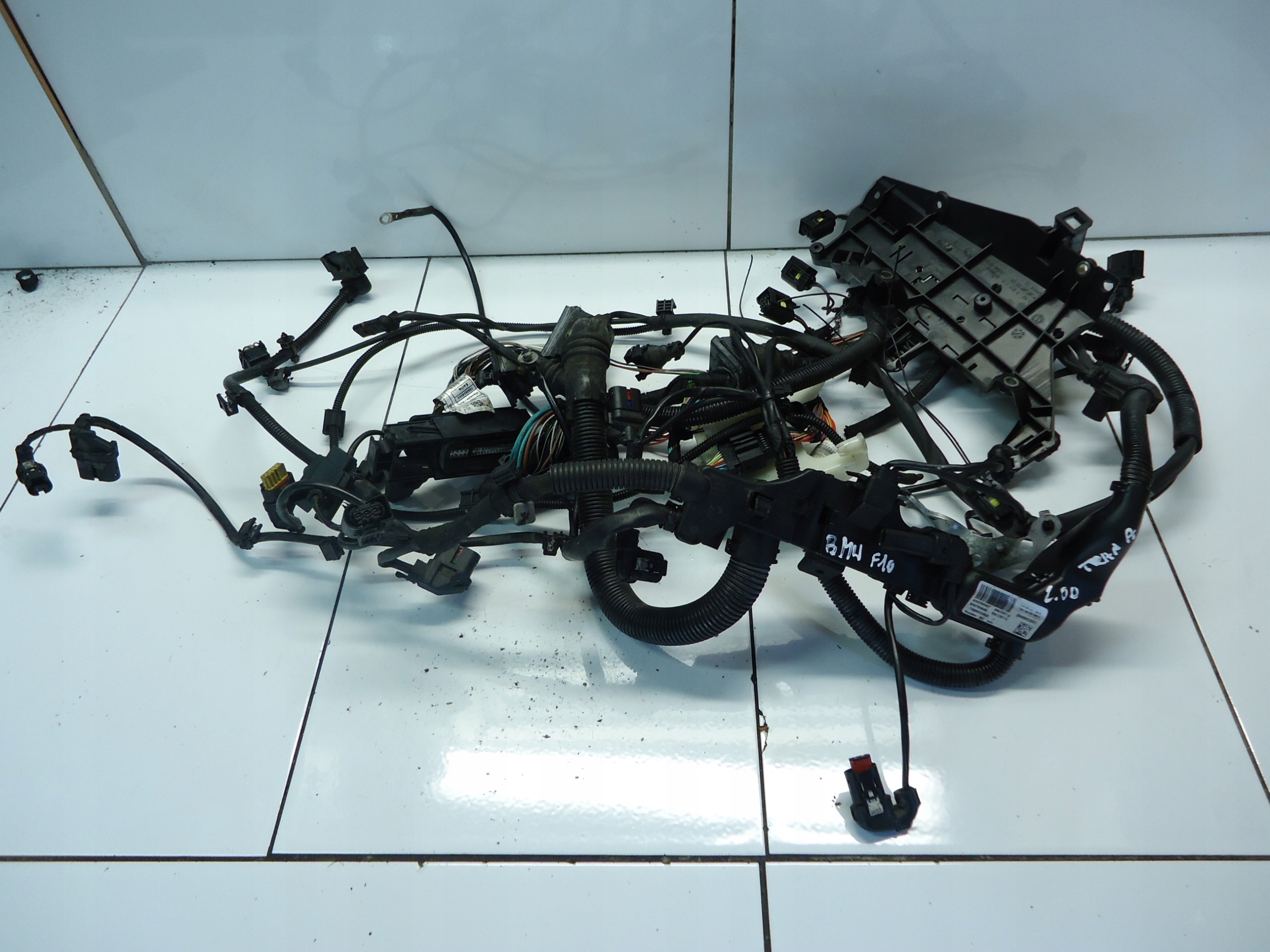 BMW 3 E90 2.0D N47D20 cablaggio cablaggio Motore 8507899