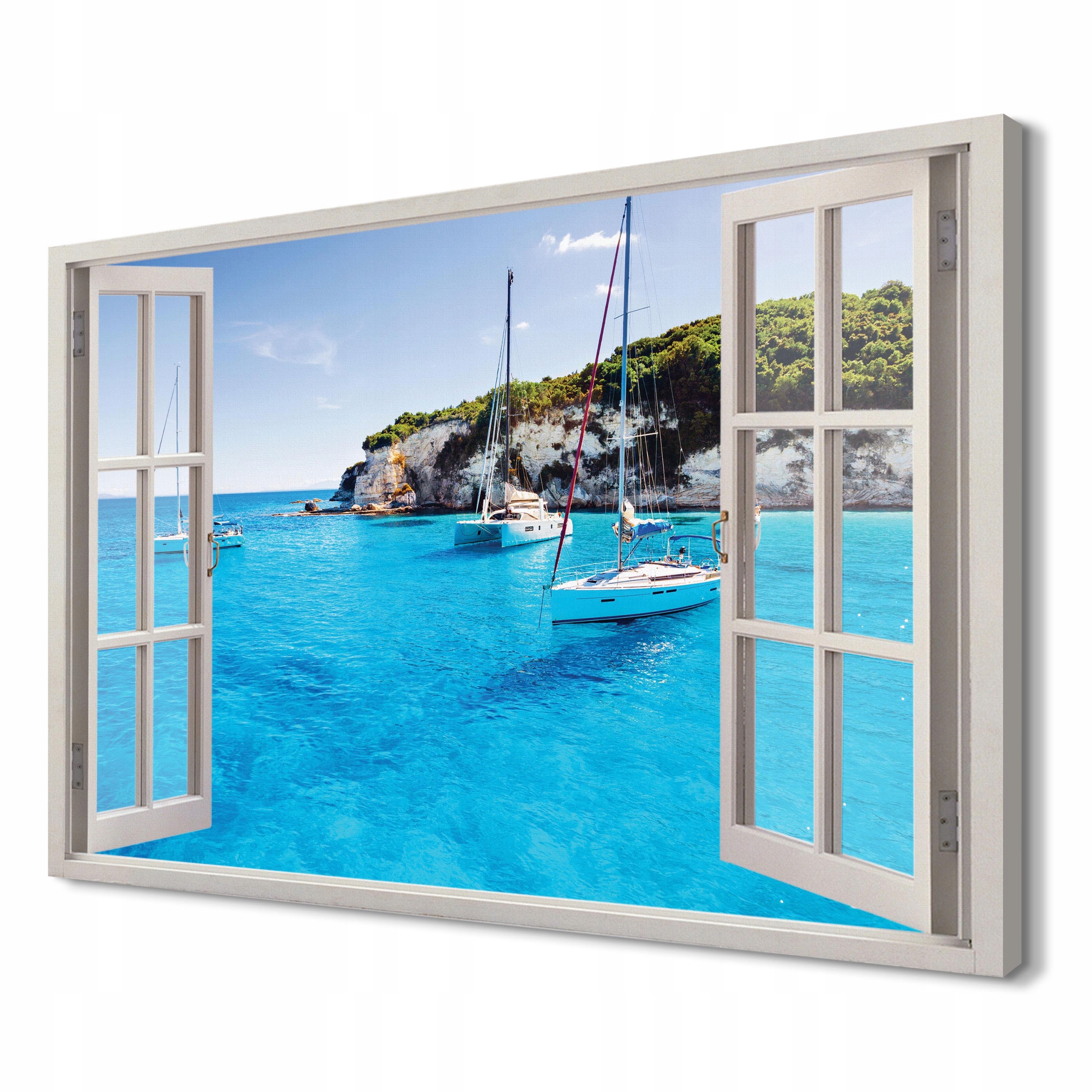 

Żaglówki Zatoka Obraz canvas 3d 120x80 na prezent