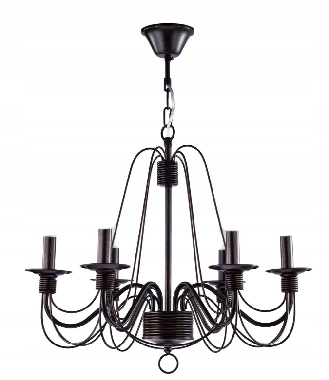 Lusterová závesná lampa Velia Elegant ARM009PL-06BR Maytoni