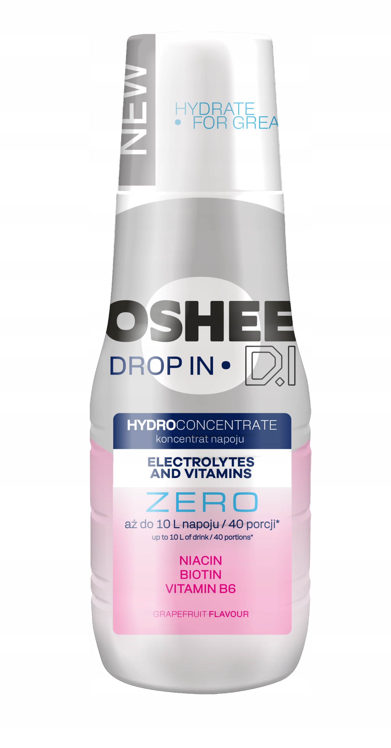 Koncentrat napoju Oshee Drop In Hydroconcentrate Electrolytes & Vitamins Ze