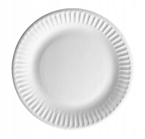 TEDMARK Talerz papierowy biały okrągły 15cm 100 sztuk