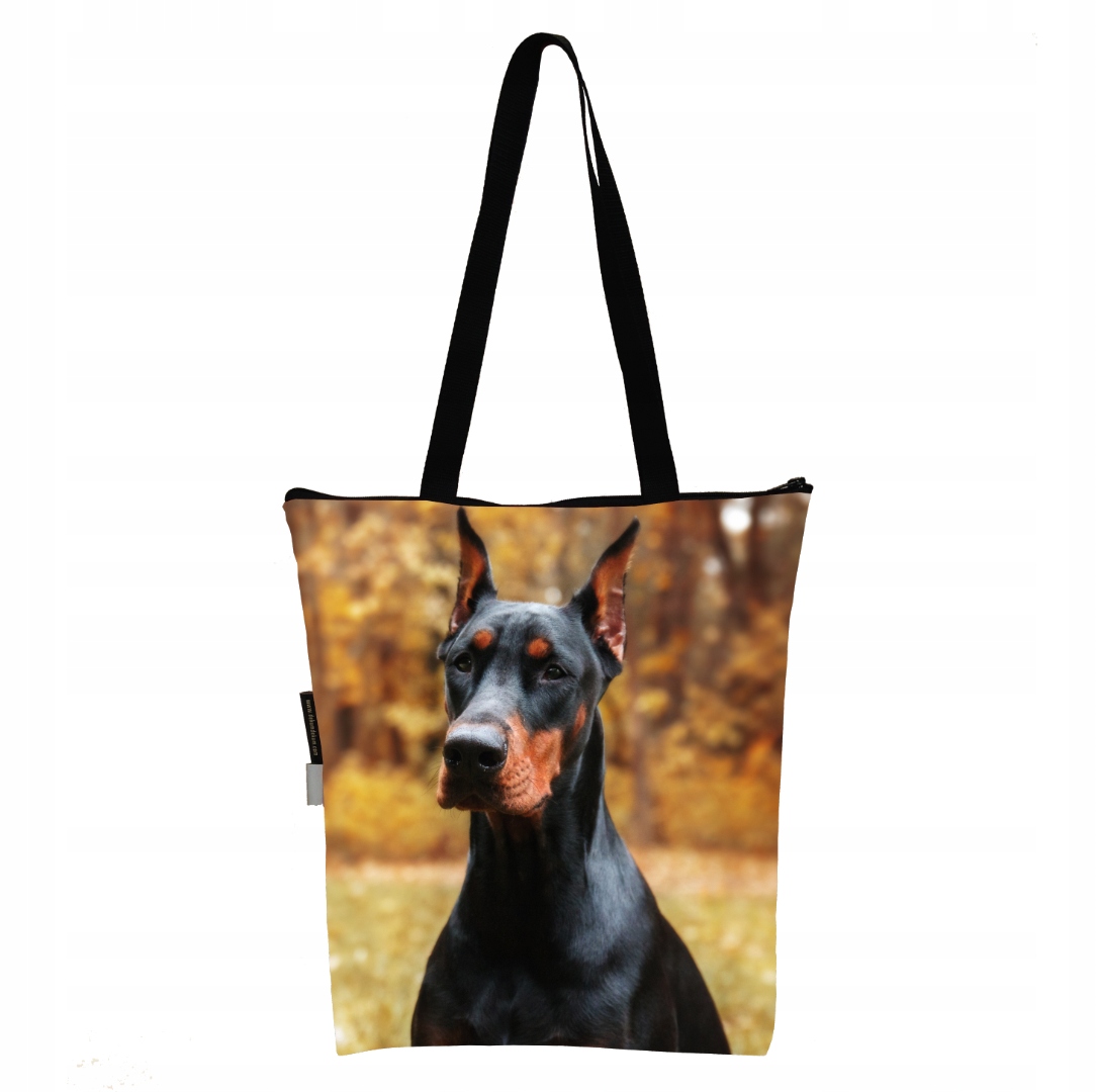 TORBA PSEM DOBERMAN dobermanem zakupy prezent PIES