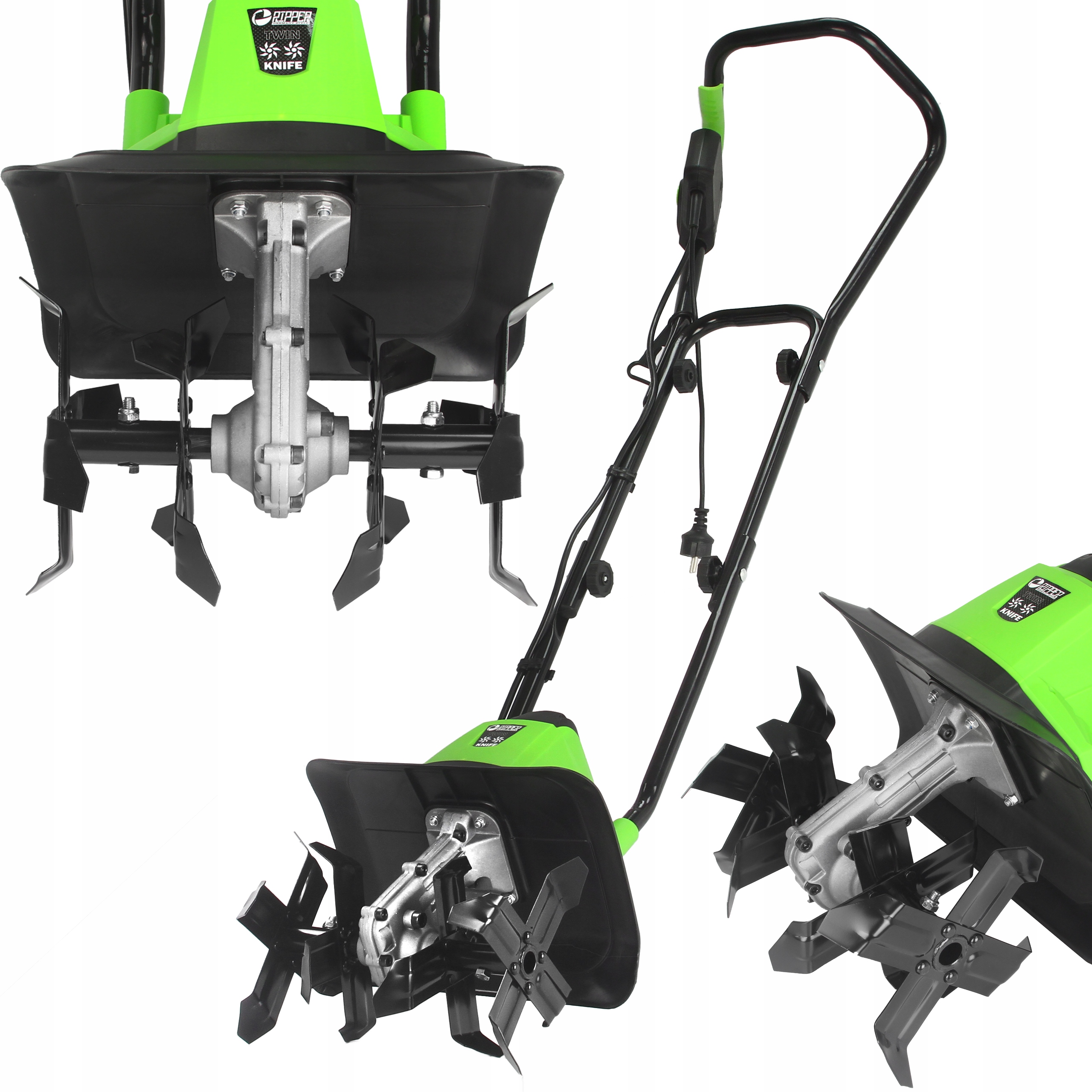 Kultivátor Půdy 32 cm 1500 W 2v1 4 Nože