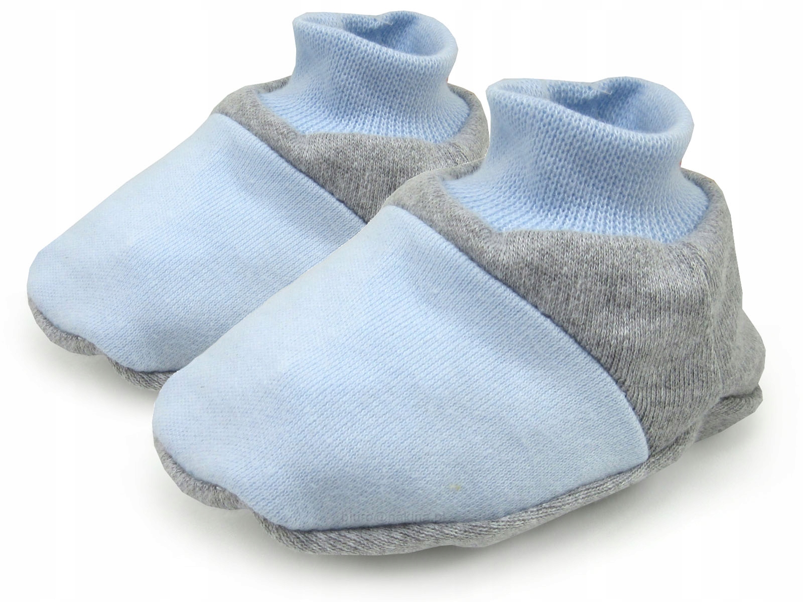 

Buciki niechodki z bawełny,0-6 m,10,5cm, niebieski