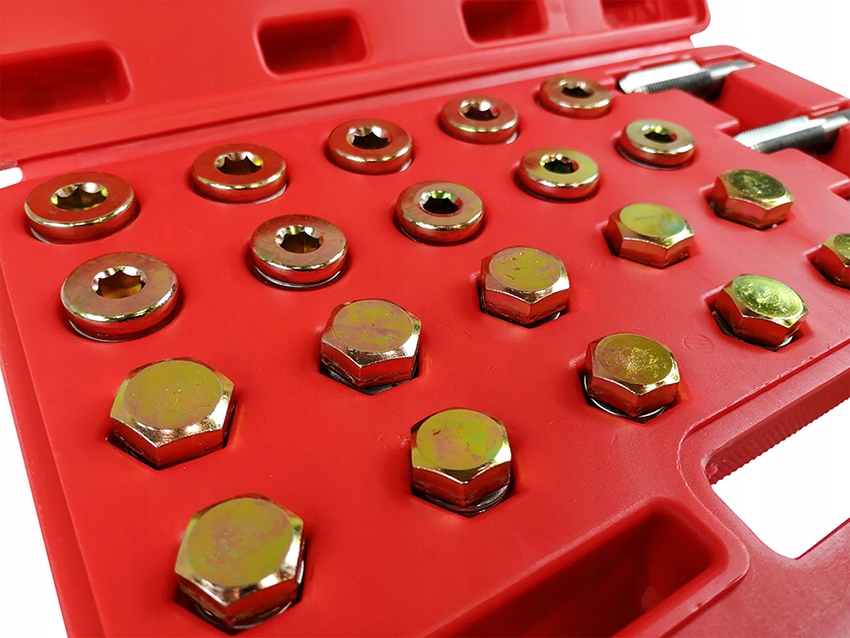 ZESTAW DO NAPRAWY GWINTÓW KORKÓW OLEJU 64EL. Kod producenta S10495