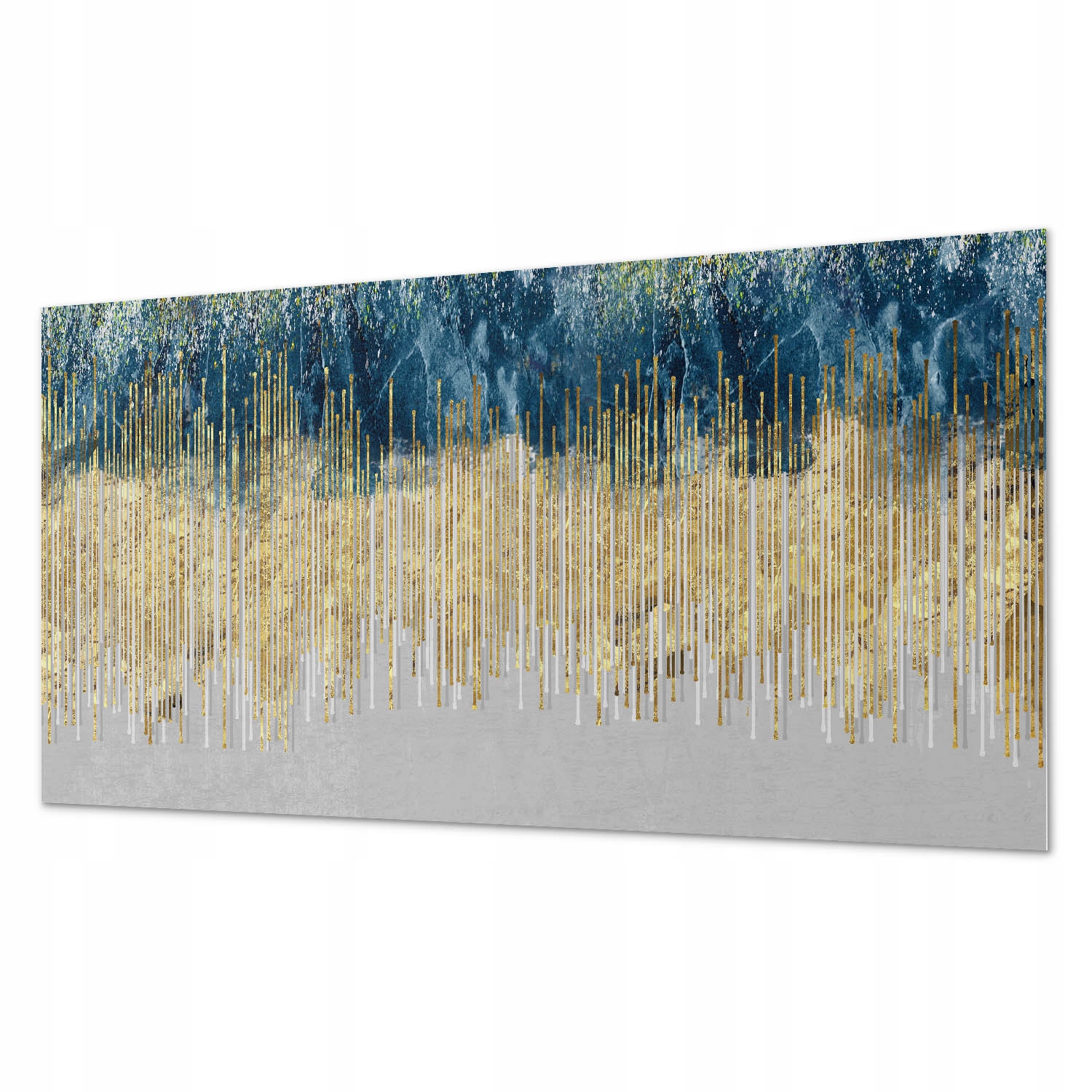 Vinylový panel s grafikou do kúpeľne a línií v abstraktnom štýle 120 x 60 cm