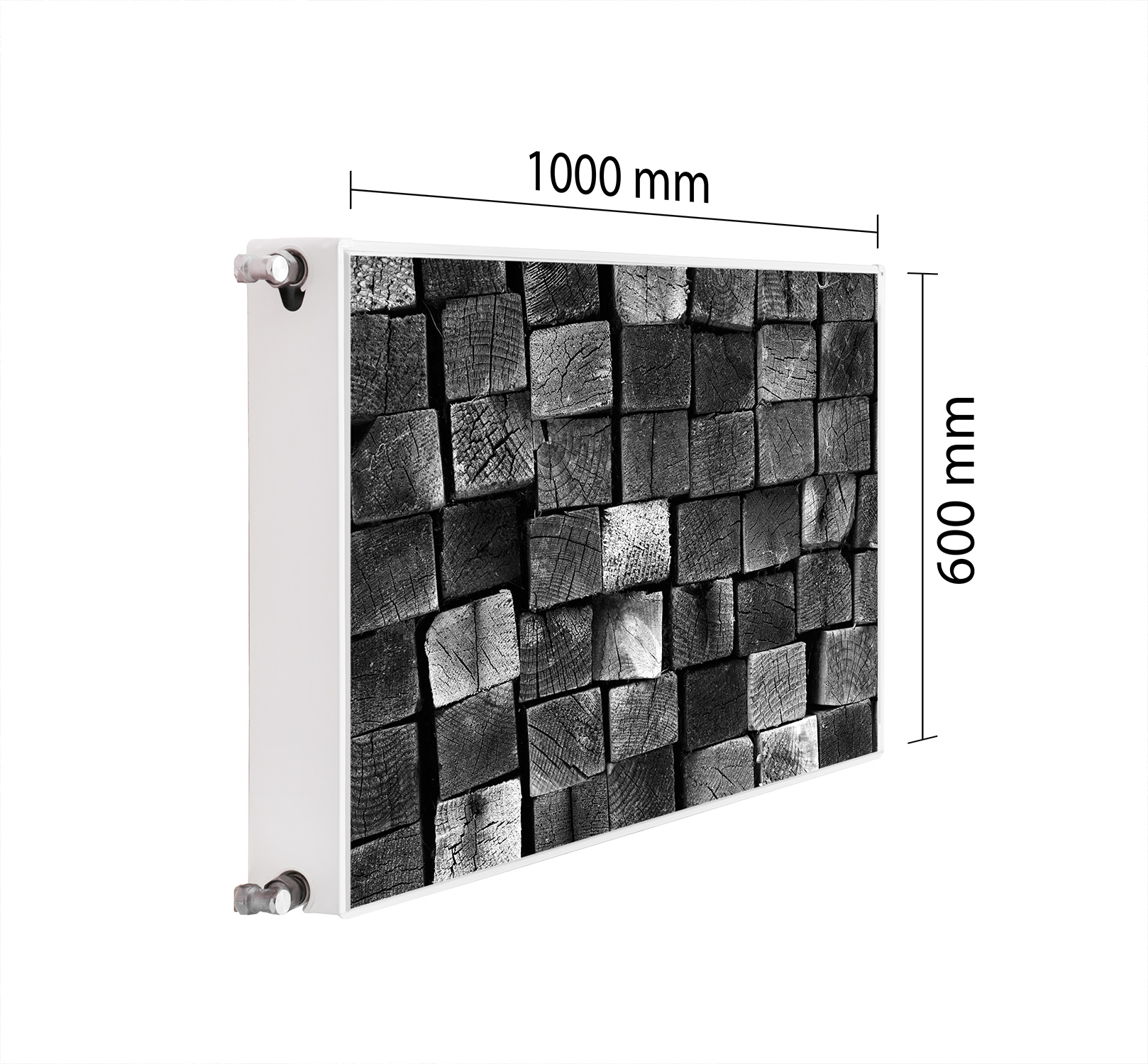 Kryt Na Radiátor Maskovač 100x60 Dřevo Podložka Magnet