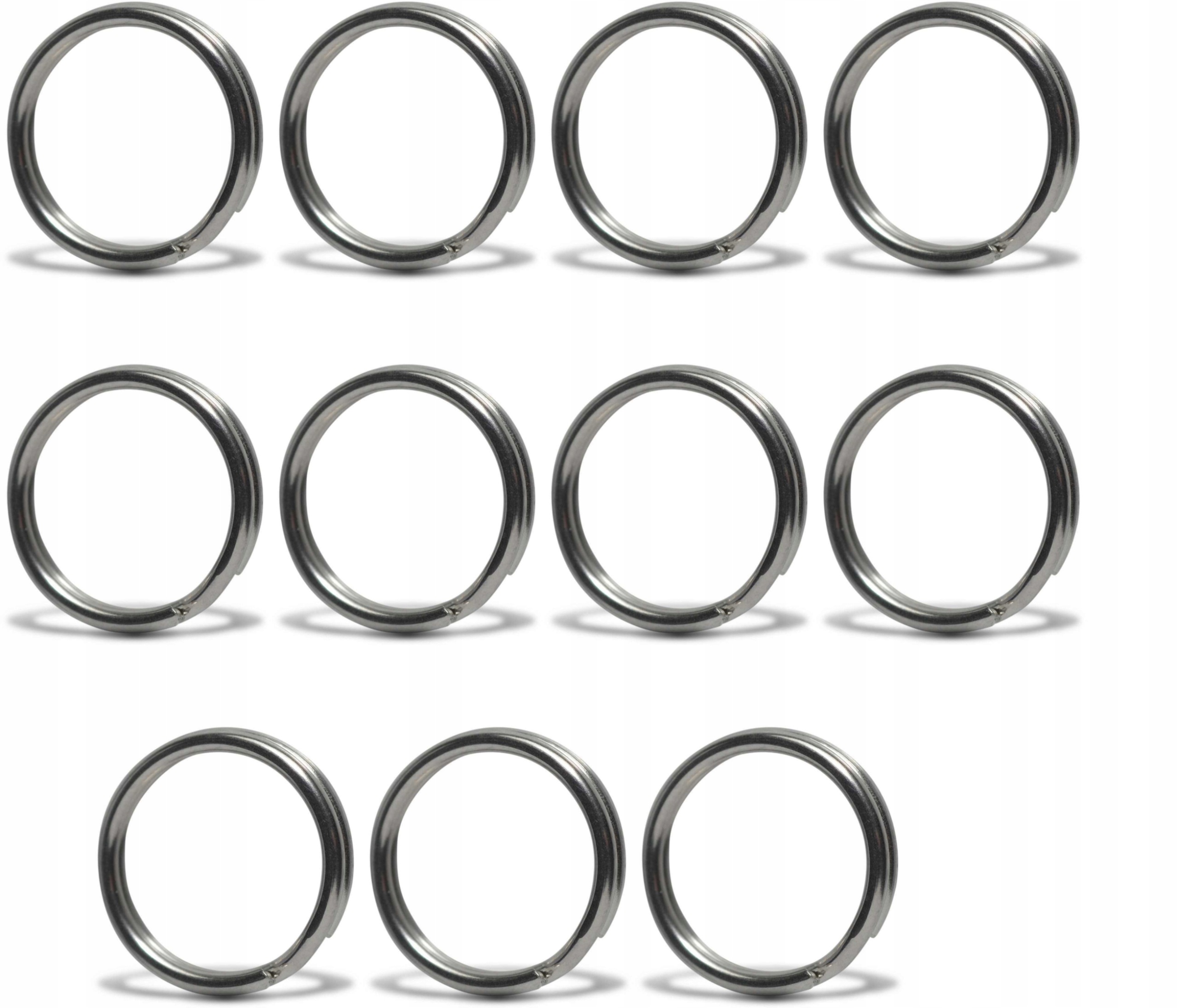 Kółka Łącznikowe stal nierdzewna Split Ring 7,0mm 12kg 11szt