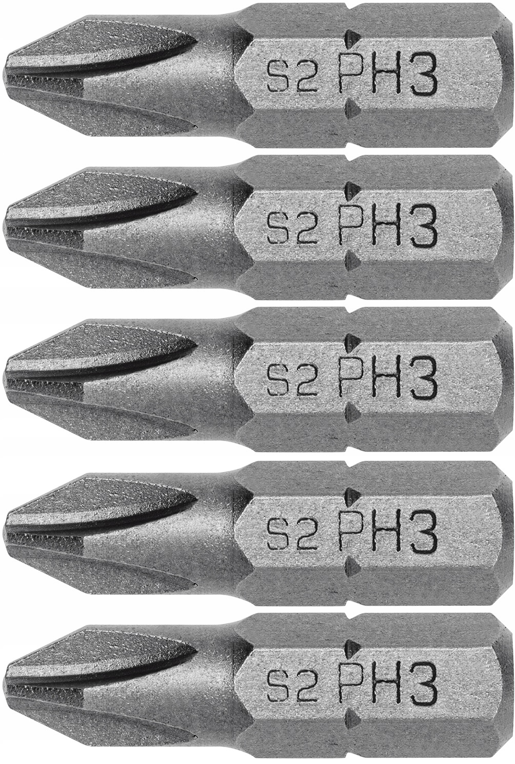 

Hogert HT1S303 Końcówki wkrętakowe PH3 25mm 5szt