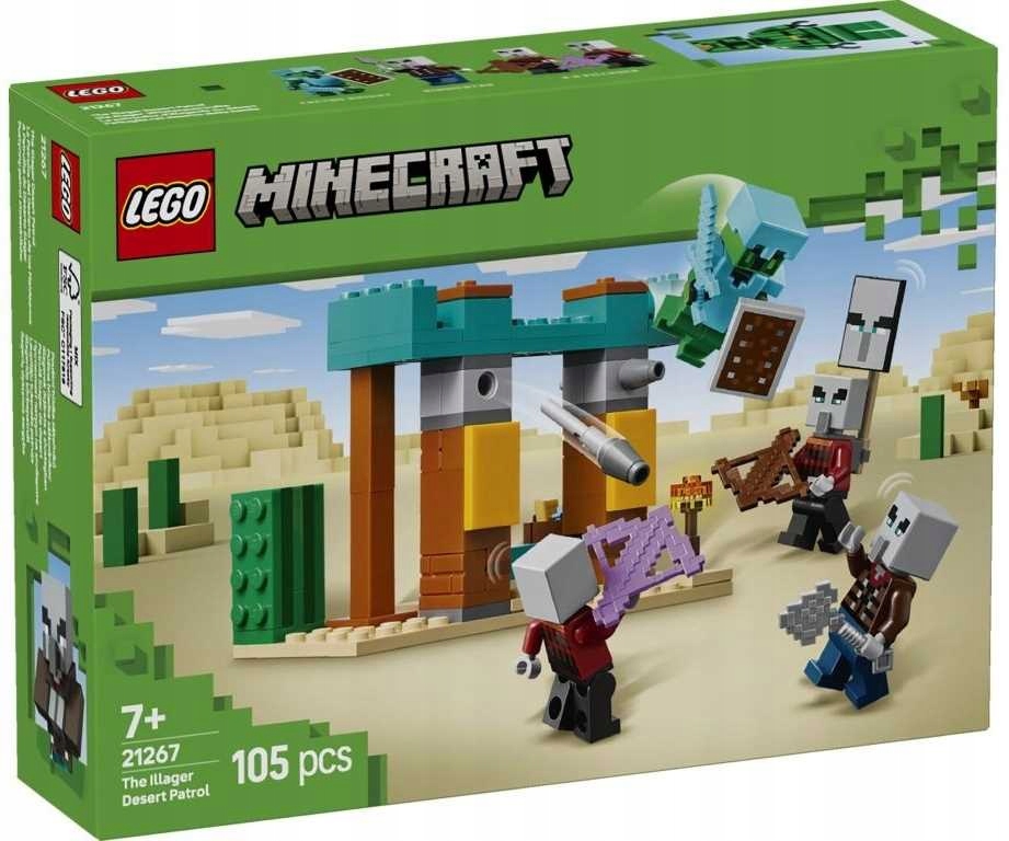 21267 Lego Minecraft Pouštní hlídka padouchů